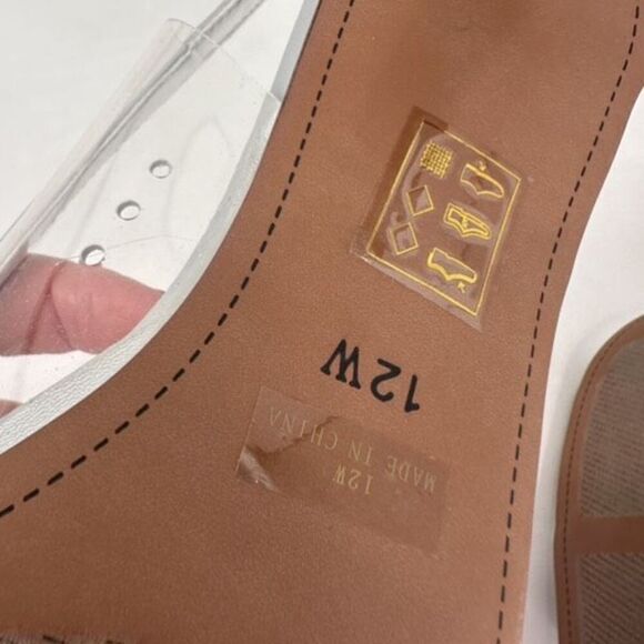 NWT J.Reneé Tadma Glass Slipper Rhinestone Pumps Heels Size 12W Cocktail Wedding - Picture 6 of 10